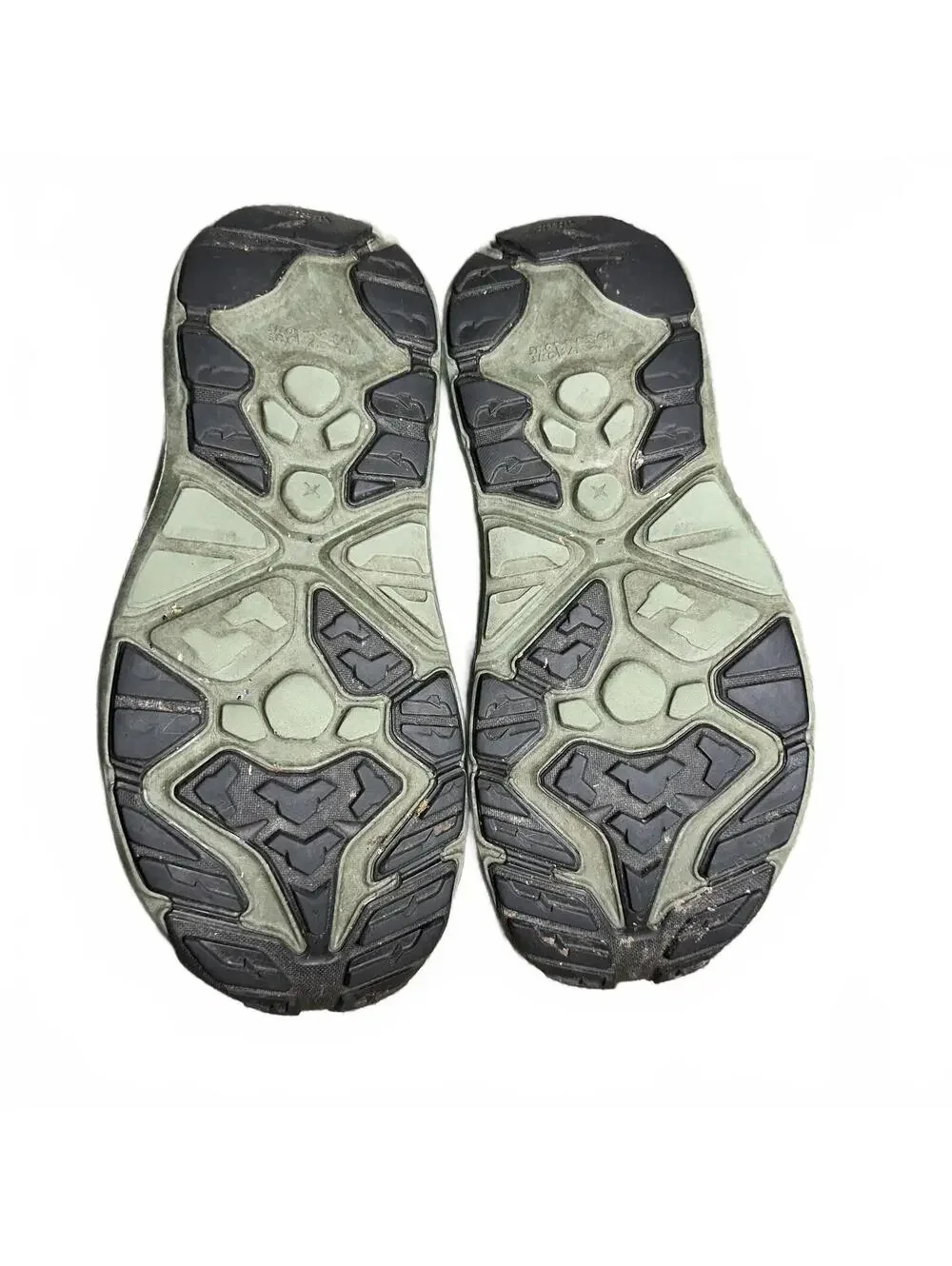 HOKA Hopara Hiking Water Sandals Castlerock Thyme Gray Trail Shoes 1106534